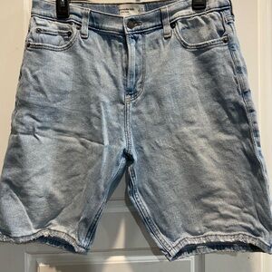 Abercrombie Kids Light Wash Jean Shorts